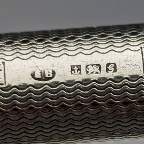 1981 British Vintage Yard O Red Sterling Silver Ballpoint Pen in Case